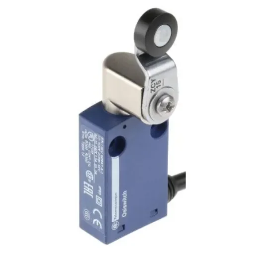 Telemecanique Sensors OsiSense XC Series Roller Lever Limit Switch, NO/NC, IP65, DP, Plastic Housing, 240V ac Max, 6A - XCMN2115L1 product image