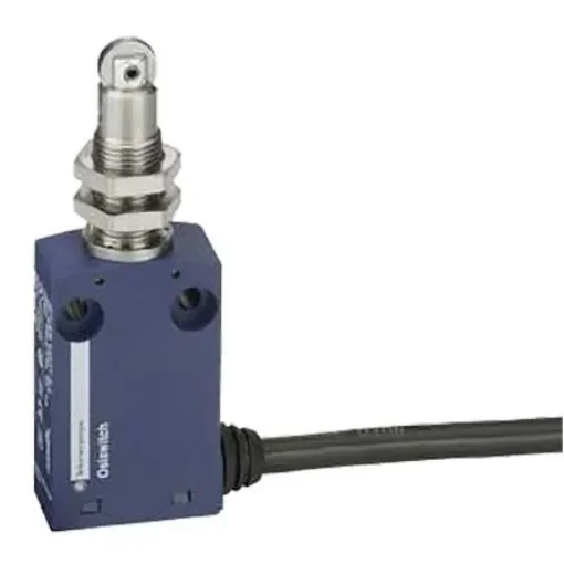 Telemecanique Sensors OsiSense XC Series Roller Plunger Limit Switch, NO/NC, IP65, DP, Plastic Housing, 240V ac Max, 6A - XCMN21F2L1 product image