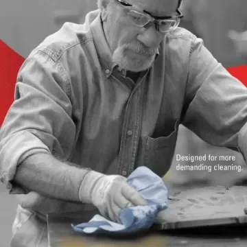 Kimberly Clark WypAll Rolled Blue Paper Towel, 380 x 195mm, 2-Ply, 400 Sheets - 7277 product image