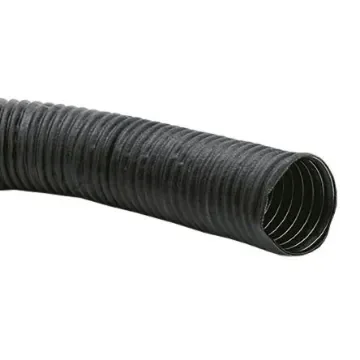Contitech Black NEOPRENE Flexible Ducting, 2m, 125mm ID - 841125 product image