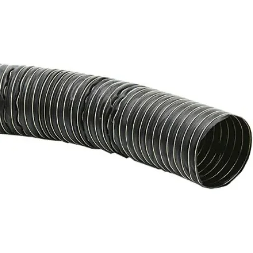 Contitech Black NEOPRENE Flexible Ducting, 4m, 203mm ID - 841NG1M203 product image