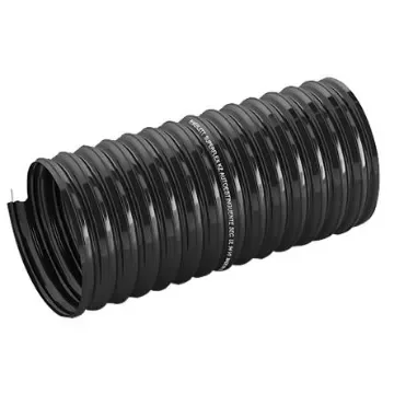 Contitech Black PVC Reinforced Flexible Ducting, 10m, 50mm ID - 9130090507610 product image