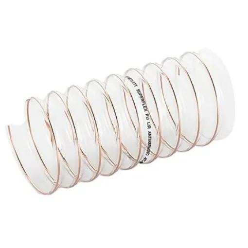 Contitech Clear PUR Reinforced Flexible Ducting, 5m, 150mm ID - 9130661500000 product image