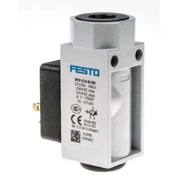 Festo Pressure Switch, G 1/4 1bar to 12 bar - PEV-1/4-B-OD product image