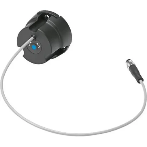 Festo Magnetic Hall Pneumatic Sensor, IP65, IP68, 10 to 30V dc, NPN, PNP Operation, SRBS, 2393547 - SRBS-Q12-16-E270-EP-1-S-M8 product image