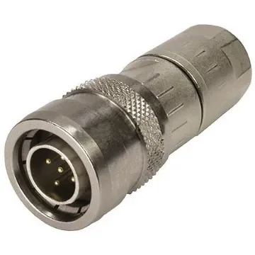 HARTING Circular Connector, 5 Contacts, Cable Mount, M12 Connector, Socket, Male, IP54 - 21038211530 product image