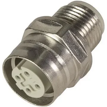 HARTING 4 Pole M12 Socket to 4 Pole M12 Plug Adapter - 21033812403 product image