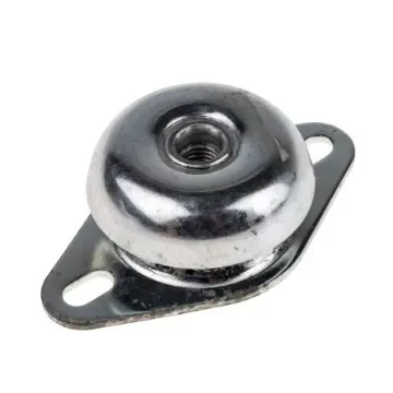 RS PRO Round M12 Anti Vibration Mount, Pedestal Mount with 124 Compression Load - 1263890 product image