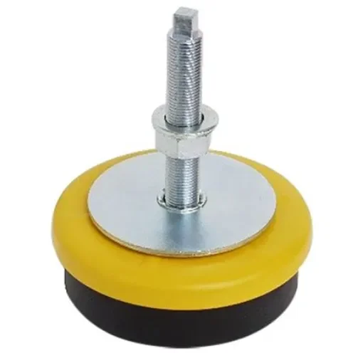 RS PRO M16 Rubber Adjustable Foot, 1500kg Static Load Capacity - 1263897 product image
