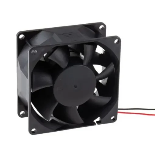 Sunon PMD Series Axial Fan, 24 V dc, DC Operation, 143m³/h, 9.6W, 400mA Max, 80 x 80 x 38mm - PMD2408PMB1-A(2).GN product image