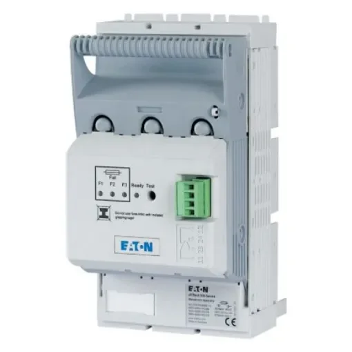 Eaton 160A Fuse Holder for NH000 & NH00 Fuse, 3P, 440 V ac/dc, 690 V ac/dc - 183041 XNH00-FCE-S160-BT2 product image