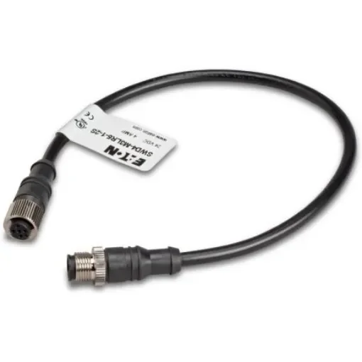 Eaton Straight Male M12 to Straight Female M12 Cable, 300mm - 179543 SWD4-M3LR5-1-2S product image