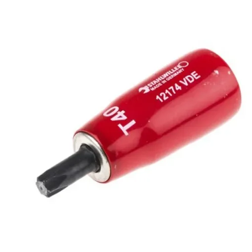 STAHLWILLE 3/8 in Drive Bit Socket, Torx Bit, T40, VDE/1000V, 67 mm Overall Length - 2390040 product image