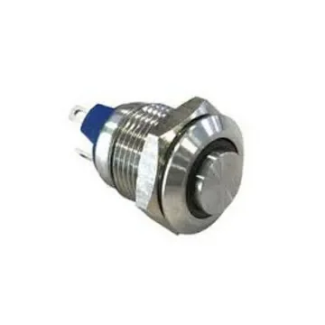 Bulgin MAV0120 Series Illuminated Push Button Switch, Momentary, Panel Mount, 12mm Cutout, SPST, Green LED, 36V dc, IP67 - MAV0120/3D2GN024 product image