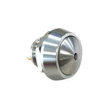 Bulgin MMPI0120 Series Illuminated Push Button Switch, Momentary, Panel Mount, 12mm Cutout, SPST, Red LED, 36V dc, IP65 - MMPI0120/NNBRD012P product image