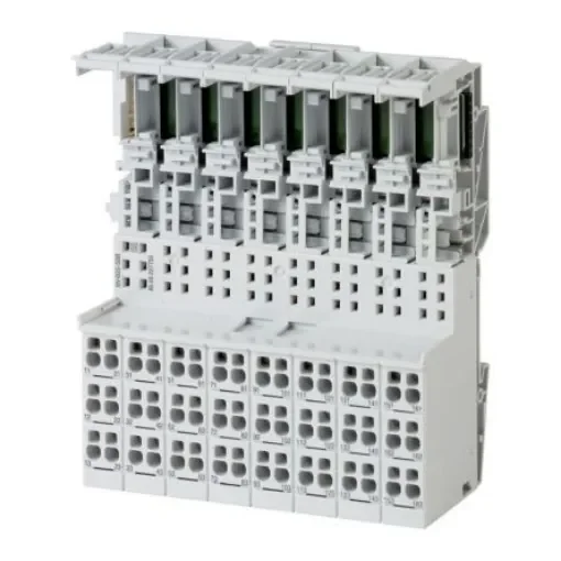 Eaton, Eaton XN, Vertical, Pluggable Terminal Block, Plug, Rail Mount, Spring Loaded/Screw Terminal Termination - 140137 XN-B3S-SBB product image