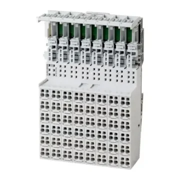 Eaton, Eaton XN, Vertical, Pluggable Terminal Block, Plug, Rail Mount, Spring Loaded/Screw Terminal Termination - 140140 XN-B6S-SBBSBB product image