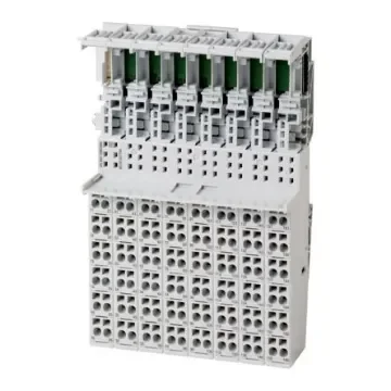 Eaton, Eaton XN, Vertical, Pluggable Terminal Block, Plug, Rail Mount, Spring Loaded/Screw Terminal Termination - 140136 XN-B6T-SBBSBB product image