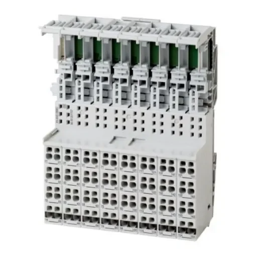 Eaton, Eaton XN, Vertical, Pluggable Terminal Block, Plug, Rail Mount, Spring Loaded/Screw Terminal Termination - 140139 XN-B4S-SBBC product image