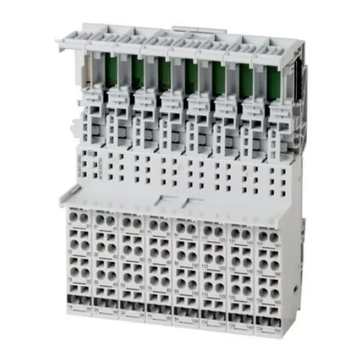 Eaton, Eaton XN, Vertical, Pluggable Terminal Block, Plug, Rail Mount, Spring Loaded/Screw Terminal Termination - 140135 XN-B4T-SBBC product image