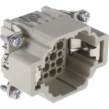 HARTING Heavy Duty Power Connector Module, 10A, Male, Han DD Series, 24 Contacts - 09160243001 product image