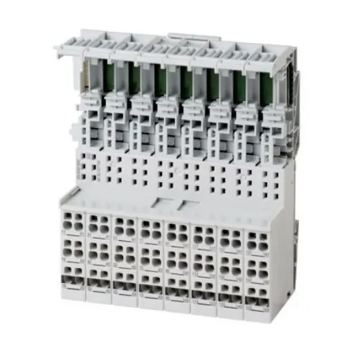 Eaton, Eaton XN, Vertical, Pluggable Terminal Block, Plug, Rail Mount, Spring Loaded/Screw Terminal Termination - 140138 XN-B3S-SBC product image