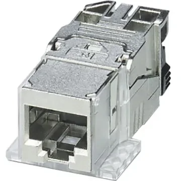 Phoenix Contact CUC Series Female RJ45 Connector, Panel Mount, Cat6a Straight 8 -Way - 1418984 product image