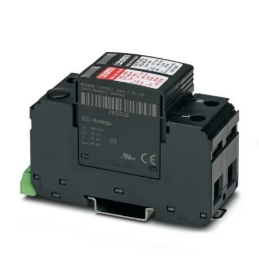 Phoenix Contact 1 Phase Surge Protector, 40kA, 700V (Volts), DIN Rail Mount - 2910349 product image