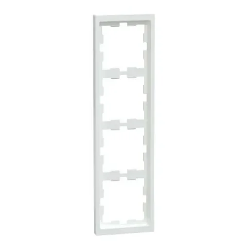 Schneider Electric White 4 Gang Cover - MTN4040-6535 product image