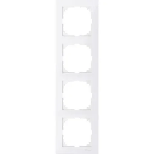 Schneider Electric White 4 Gang Cover - MTN4040-3619 product image