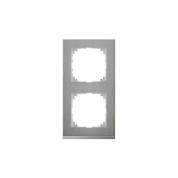 Schneider Electric Stainless Steel 2 Gang Cover - MTN4020-3646 product image
