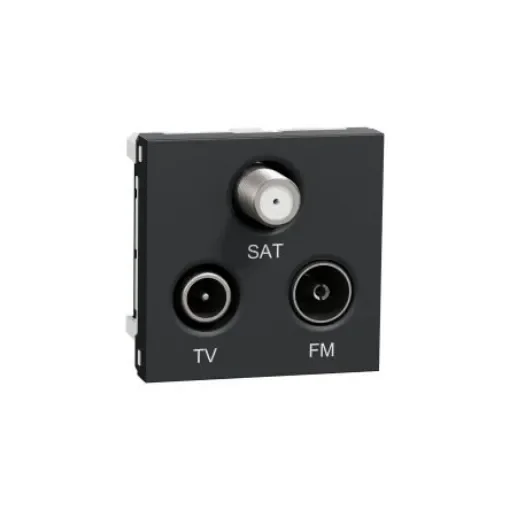 Schneider Electric Anthracite Plug Socket, IEC - NU345054 product image