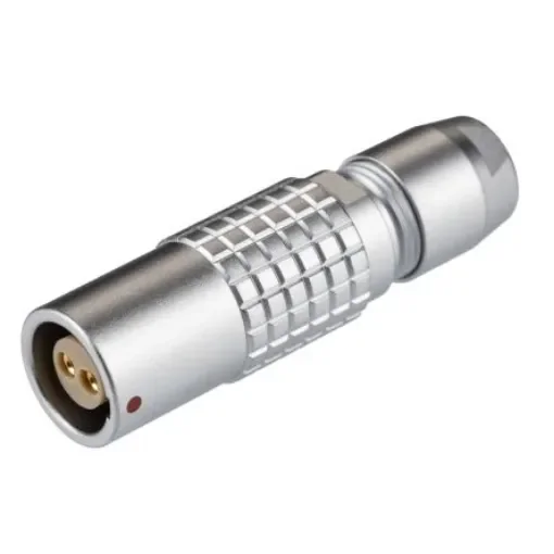 LEMO Circular Connector, 2 Contacts, Cable Mount, Socket, Female, IP50, 1B Series - PHG.1B.302.CLLD62 product image