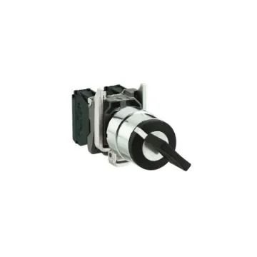 Schneider Electric Key Switch Selector Switch - (1NO) 22.5mm Cutout Diameter 2 Positions - XB4BG6114 product image