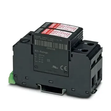 Phoenix Contact 1 Phase Surge Protector, 40kA, DIN Rail Mount - 2910344 product image
