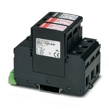 Phoenix Contact 1 Phase Surge Protector, 65kA, 1200V (Volts), DIN Rail Mount - 2910358 product image