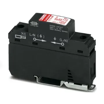 Phoenix Contact 1 Phase Surge Arrester, DIN Rail Mount - 2800106 product image