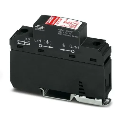 Phoenix Contact 1 Phase Surge Arrester, DIN Rail Mount - 2800106 product image