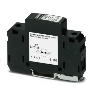 Phoenix Contact 1 Phase Surge Arrester, DIN Rail Mount - 2801637 product image