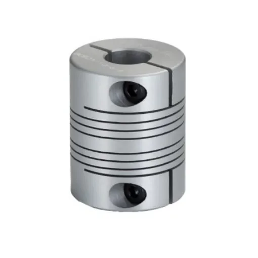 RS PRO Beam Coupling, 25.4mm Outside Diameter, 8 x 10mm Bore, 31.8mm Length Flexible Beam Coupling - 132142 product image
