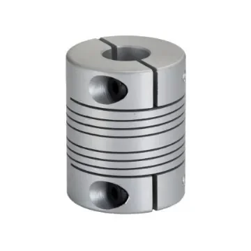 RS PRO Beam Coupling, 25.4mm Outside Diameter, 6 x 10mm Bore, 31.8mm Length Flexible Beam Coupling - 132143 product image