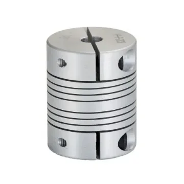 RS PRO Beam Coupling, 25.4mm Outside Diameter, 6 x 8mm Bore, 31.8mm Length Flexible Beam Coupling - 132145 product image