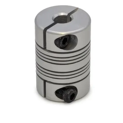 RS PRO Beam Coupling, 19.1mm Outside Diameter, 5mm Bore, 22.9mm Length Flexible Beam Coupling - 132149 product image