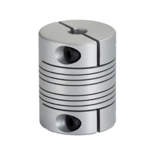RS PRO Beam Coupling, 25.4mm Outside Diameter, 6mm Bore, 31.8mm Length Flexible Beam Coupling - 132151 product image