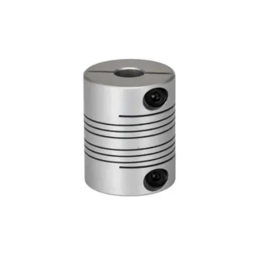 RS PRO Beam Coupling, 25.4mm Outside Diameter, 8mm Bore, 31.8mm Length Flexible Beam Coupling - 132152 product image