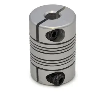 RS PRO Beam Coupling, 25.4mm Outside Diameter, 10mm Bore, 31.8mm Length Flexible Beam Coupling - 132153 product image