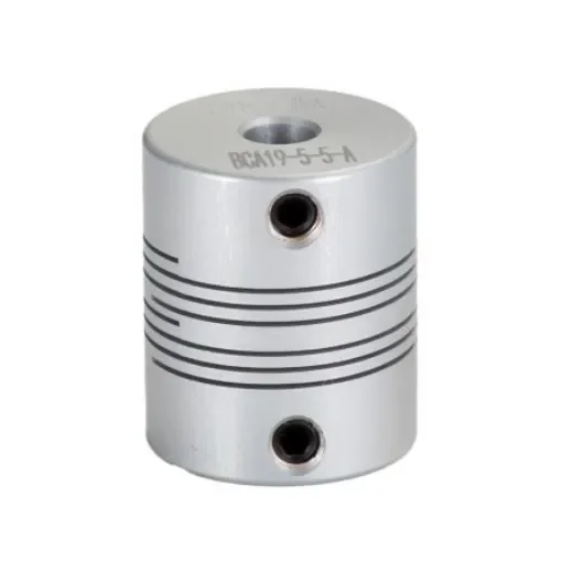 RS PRO Beam Coupling, 19.1mm Outside Diameter, 5mm Bore, 22.9mm Length Flexible Beam Coupling - 132156 product image