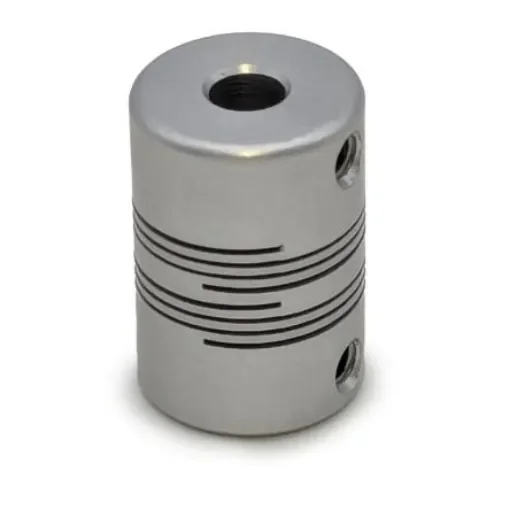 RS PRO Beam Coupling, 25.4mm Outside Diameter, 6mm Bore, 31.8mm Length Flexible Beam Coupling - 132159 product image