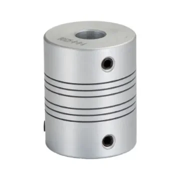 RS PRO Beam Coupling, 25.4mm Outside Diameter, 8mm Bore, 31.8mm Length Flexible Beam Coupling - 132161 product image