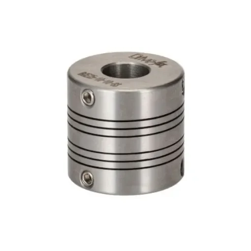 RS PRO Beam Coupling, 25mm Outside Diameter, 10mm Bore, 24mm Length Flexible Beam Coupling - 132164 product image